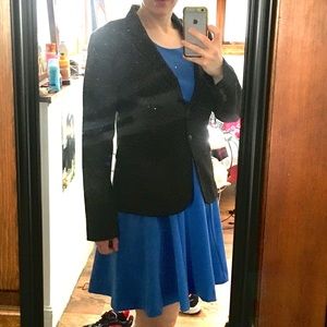Banana Republic blue dress (jacket not included)